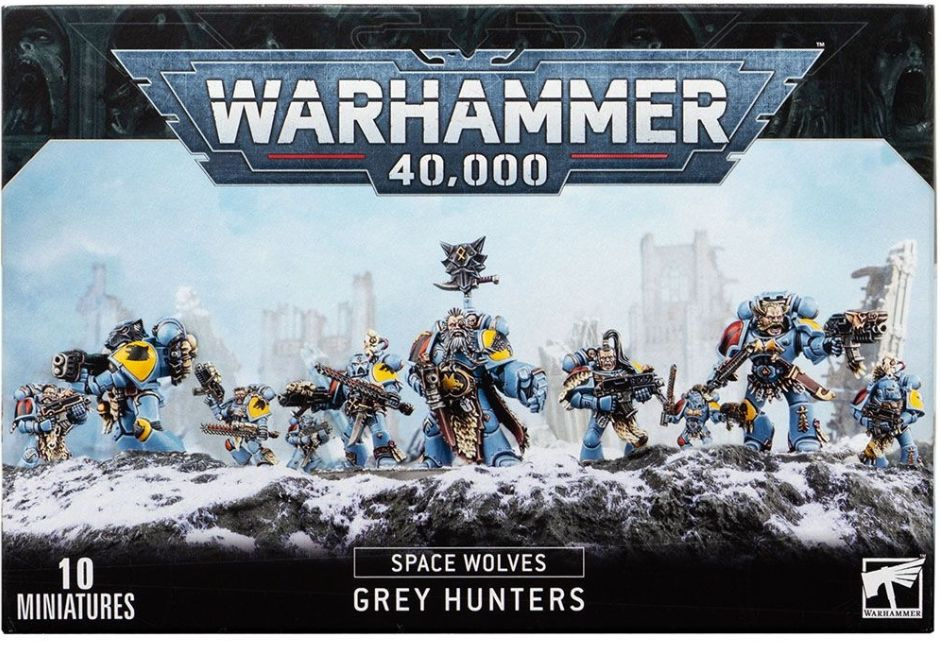 Миниатюра для игры Games Workshop Warhammer 40000 Space Wolves Grey Hunters #1