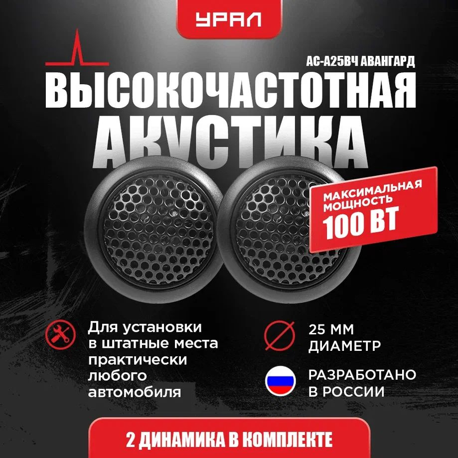 Высокочастотные динамики (Твиттер/Рупор) УРАЛ АС-А25ВЧ АВАНГАРД  #1