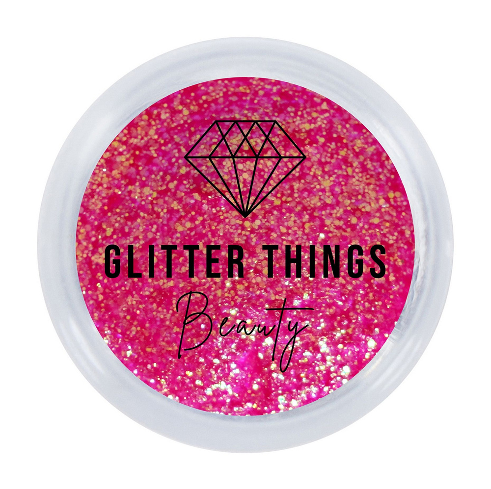Glitter Things Гель-блестки Розовый неон #1