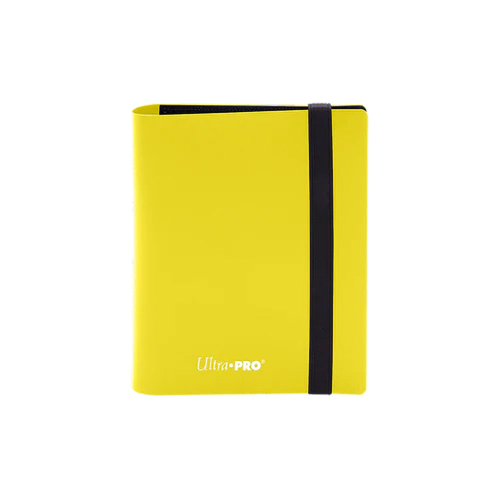 Альбом для карт Ultra Pro Eclipse 2-Pocket PRO-Binder с 20 листами 2x1 (Lemon Yellow)  #1