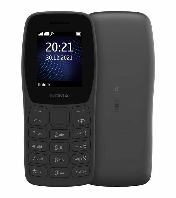 Nokia Мобильный телефон Nokia 105 TA-1416 DS EAC, черный #1