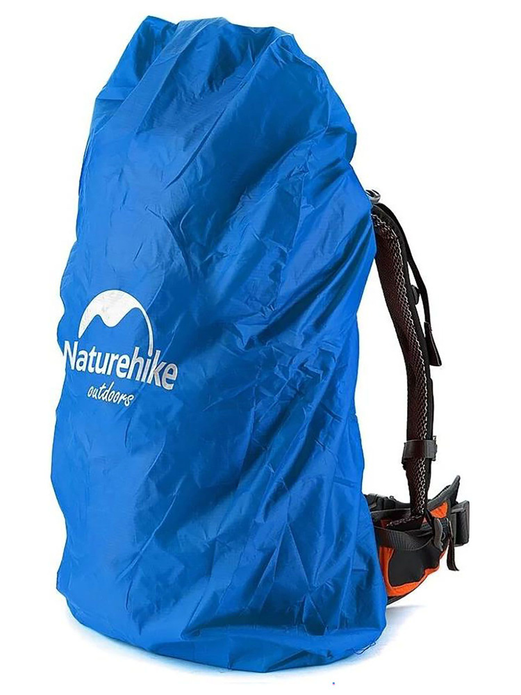 Чехол От Дождя Naturehike Backpack Covers M 30-50L Blue (Б/Р) #1