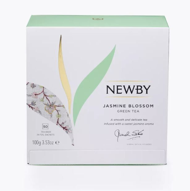 Newby Jasmine Blossom Green Tea 50 пакетиков #1