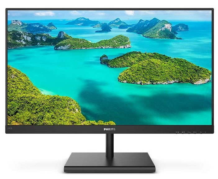 Philips 23.8" Монитор 23.8" 245E1S/00 Black (IPS, 2560x1440, 75Hz, 4 ms, 178°/178°, 250 cd/m, +HDMI 1.4, #1