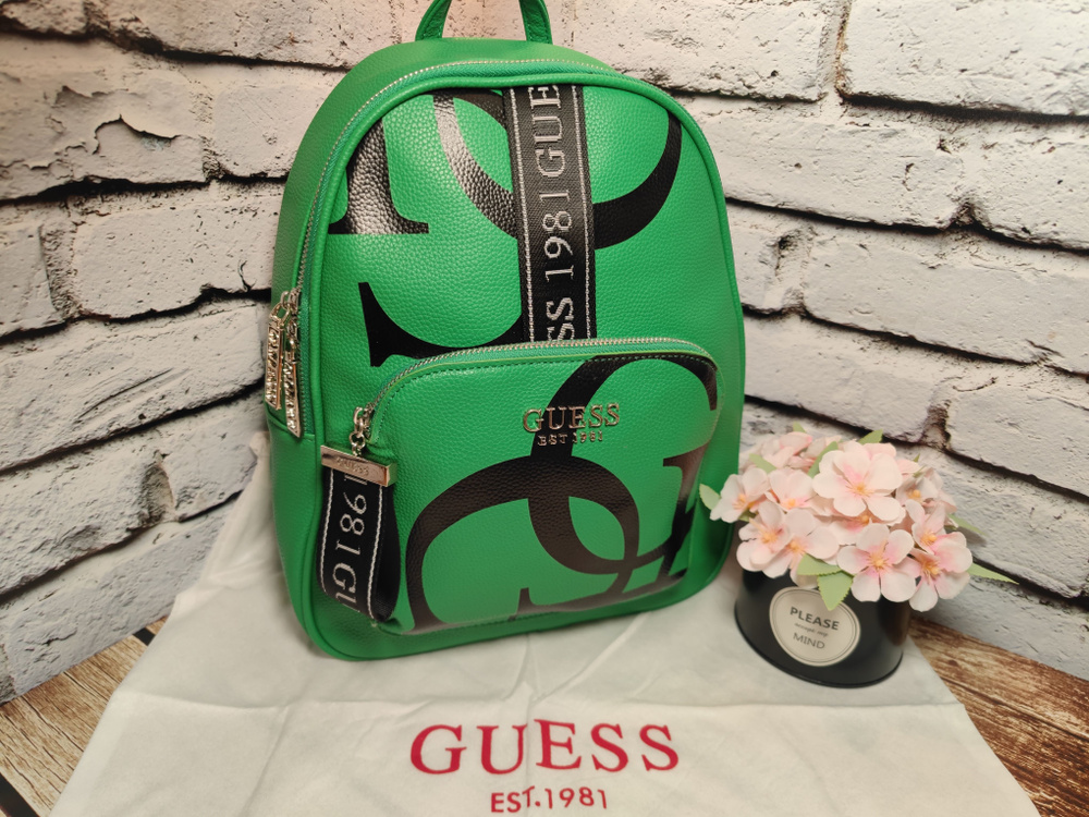 Рюкзак Guess 4G зелёный #1