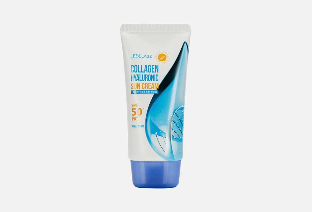 Солнцезащитный крем для лица против морщин SPF50+ / Lebelage, Collagen / 70мл  #1
