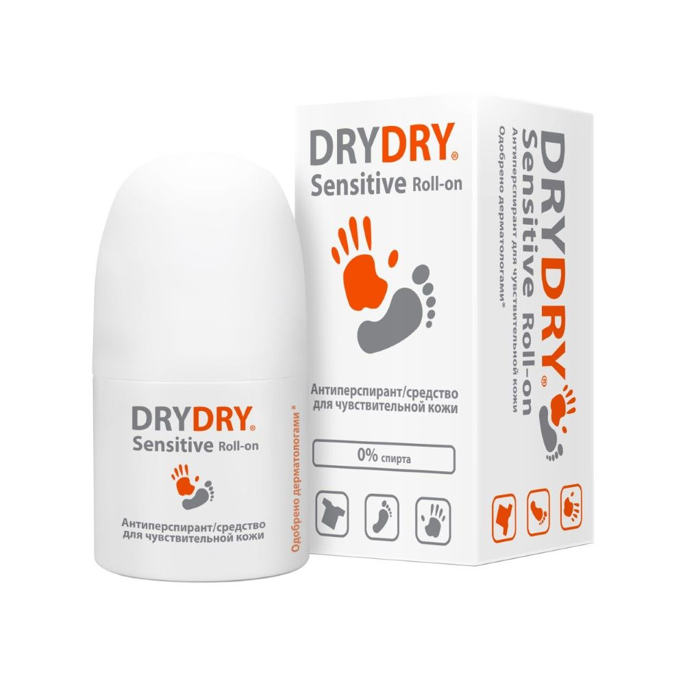 Dry Dry sensitive Roll-on дезодорант для чувствительной кожи, 50 мл #1