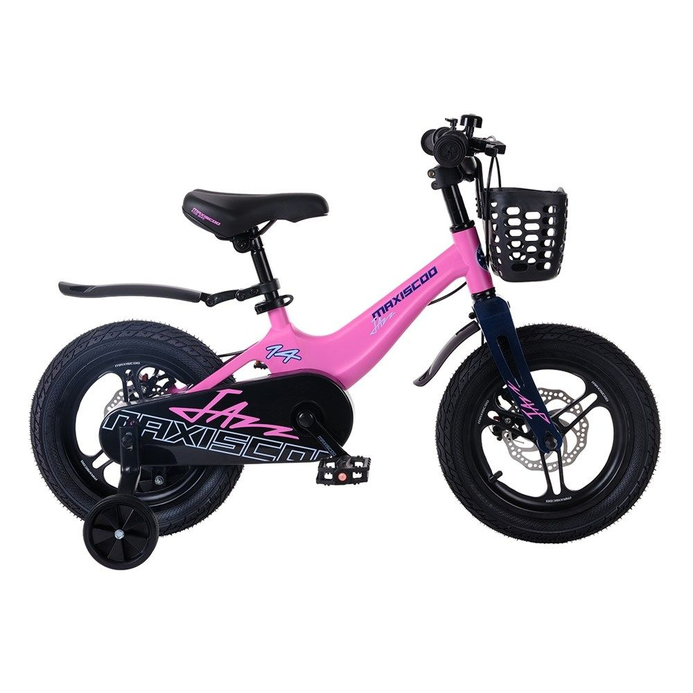 Велосипед Детский Maxiscoo JAZZ Pro 16'' Розовый Матовый (2024) #1
