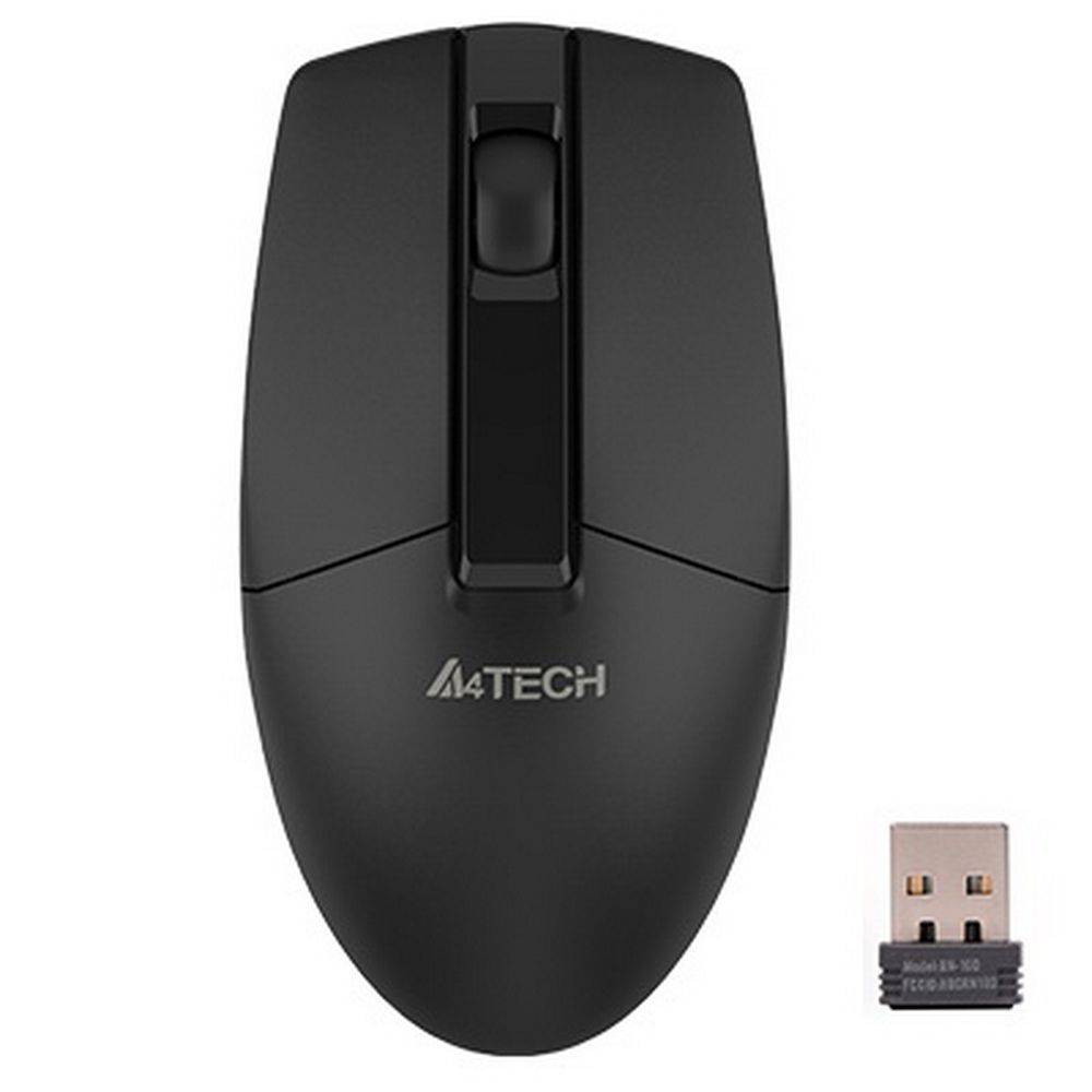 Мышь беспроводная A4Tech G3-330N черный оптическая (1200dpi) USB (3but)  #1