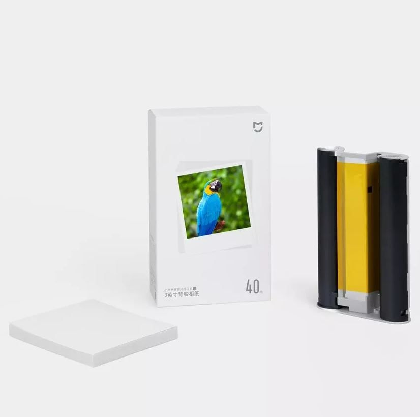 Xiaomi (КОМПЛЕКТ 3 ШТ) фотобумага Mijia Instant Photo Printer 1S Set Paper 3" 40 шт (SD30)  #1