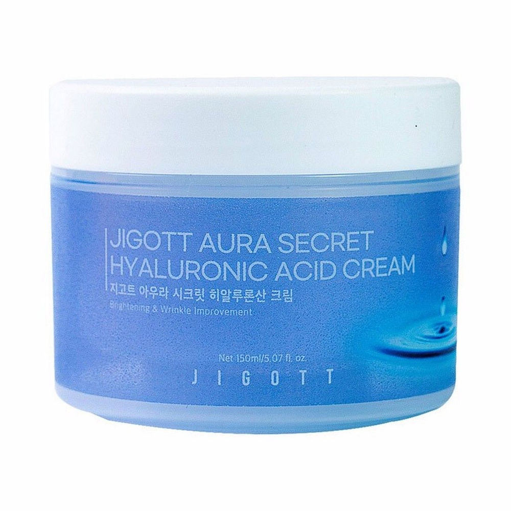 Jigott, Крем для лица с гиалуроновой кислотой / Aura Secret Hyaluronic Acid Cream, 150 мл  #1