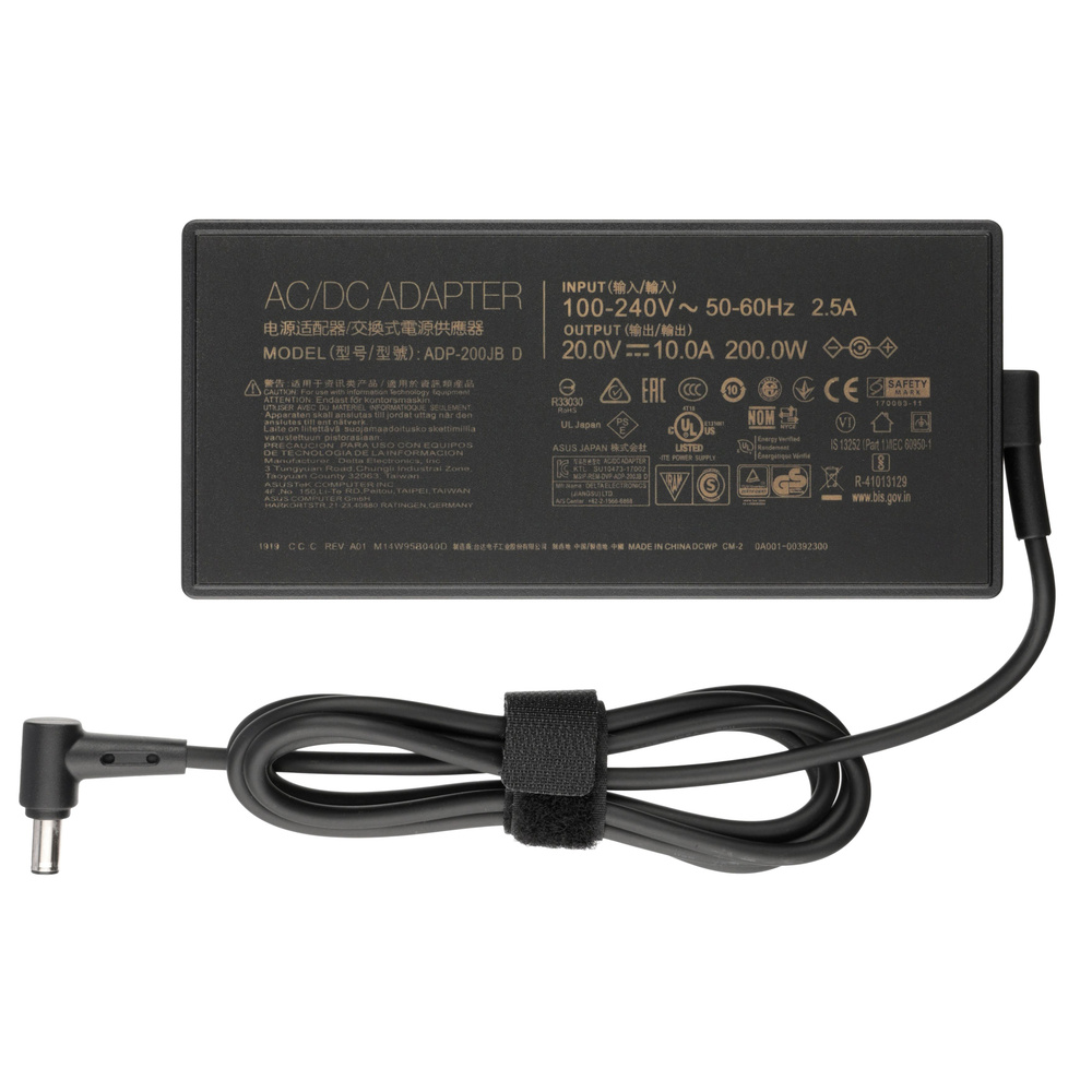 Блок питания для ноутбука Asus 200W 20V, 10A, сетевой адаптер ADP-200JB D, зарядка для Gaming, TUF FX516PM, #1