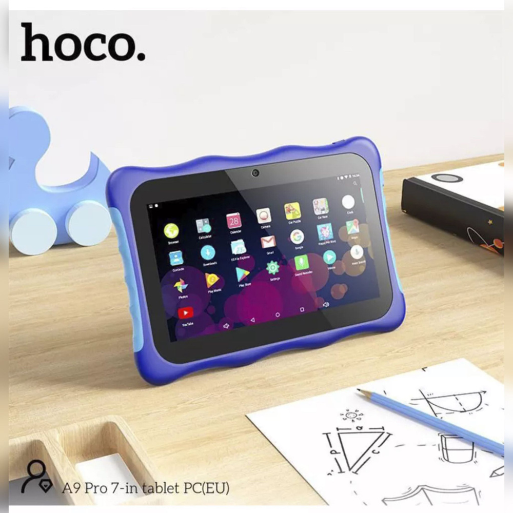 hoco Детский планшет Детский игральный планшет Hoco A9Pro, 7" 4 ГБ/32 ГБ, синий  #1