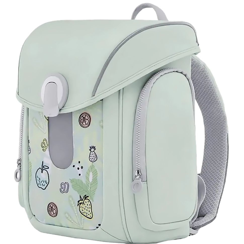 Рюкзак школьный Xiaomi 90 Points NINETYGO Smart Elementary School Backpack (зеленые фрукты)  #1