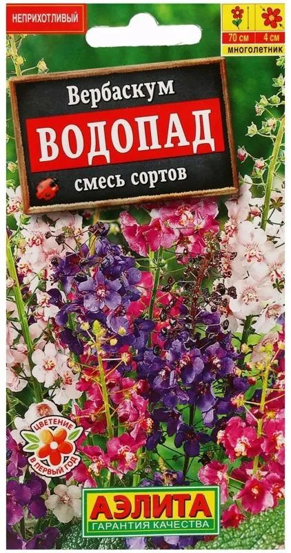 Семена Вербаскум Водопад, смесь сортов (0,1 г) - Агрофирма Аэлита  #1