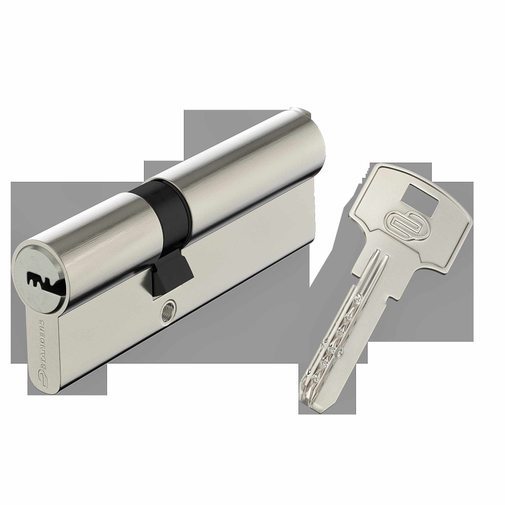 Цилиндр Standers TTAL1-3555CR, 35x55 мм, ключ/ключ, цвет хром #1