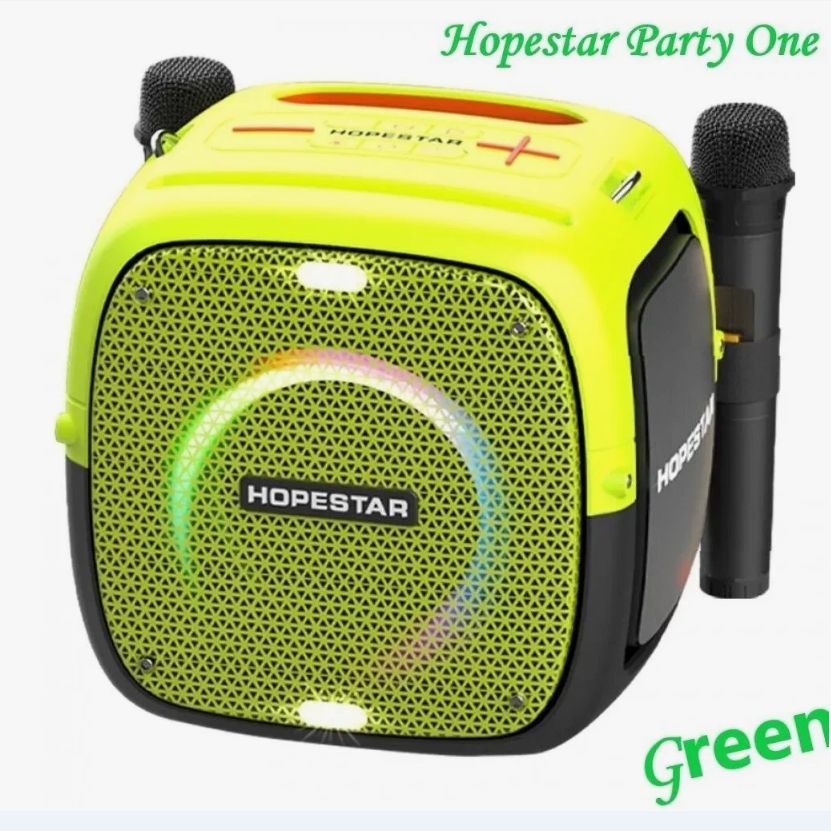 Портативная Bluetooth Колонка Hopestar Party One 80 Вт, с двумя беспроводными микрофонами/портативная #1