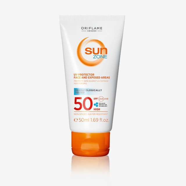 Солнцезащитный крем для лица Sun Zone с высокой степенью защиты SPF 50  #1