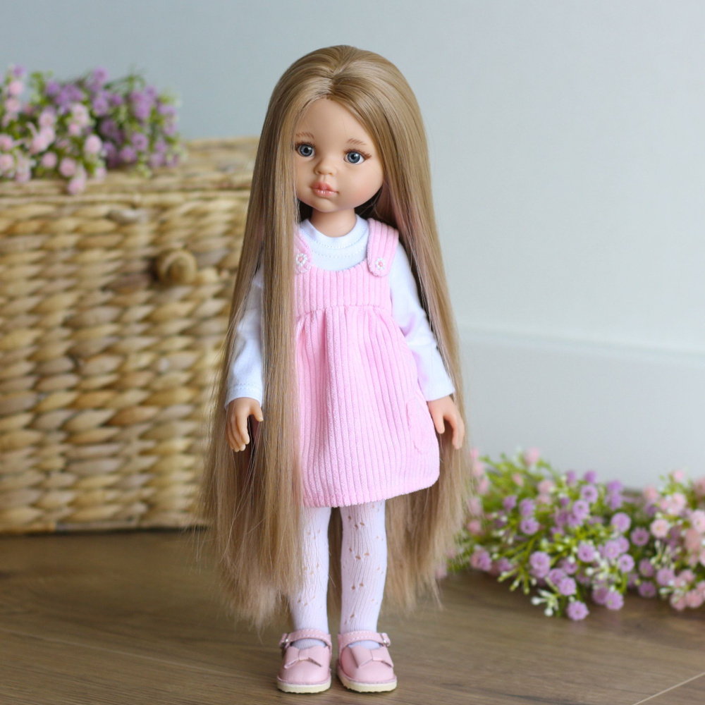 Одежда/аксессуары для кукол Паола Рейна (Paola Reina) 32-34 см, Сарафан + лонгслив.  #1