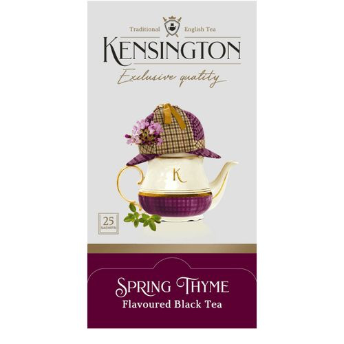 Чай черный Kensington Spring thyme с чабрецом в пакетиках 2гр*25 шт*5 шт  #1