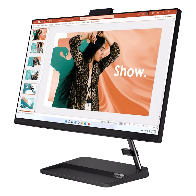 Lenovo 23.8" Моноблок IdeaCentre AIO 3 24IAP7 F0GH0120RU (Intel Core i5-12450H, RAM 8 ГБ, SSD 512 ГБ, #1