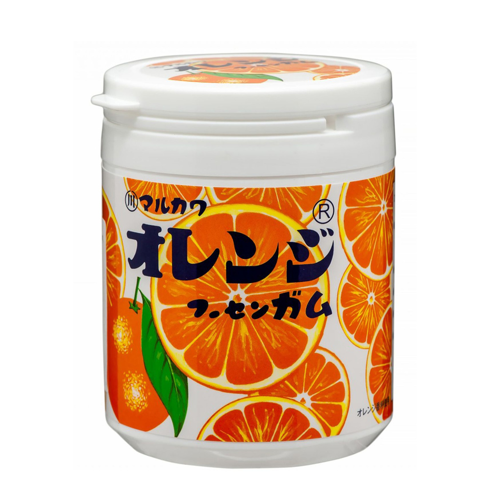 Marukawa / Резинка жевательная "Orange Bottle Gum", 130 г, 6 банок #1