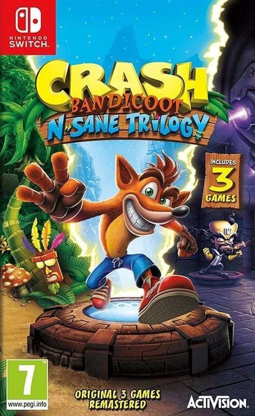 Игра Crash Bandicoot N'sane Trilogy (Nintendo Switch, Английская версия) #1