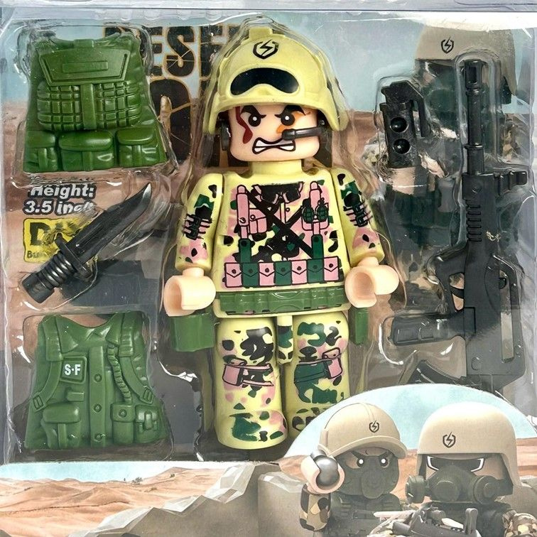 D Конструктор minifigures Army Team Soldiers, фигурка Армия Солдаты 8 см.  #1