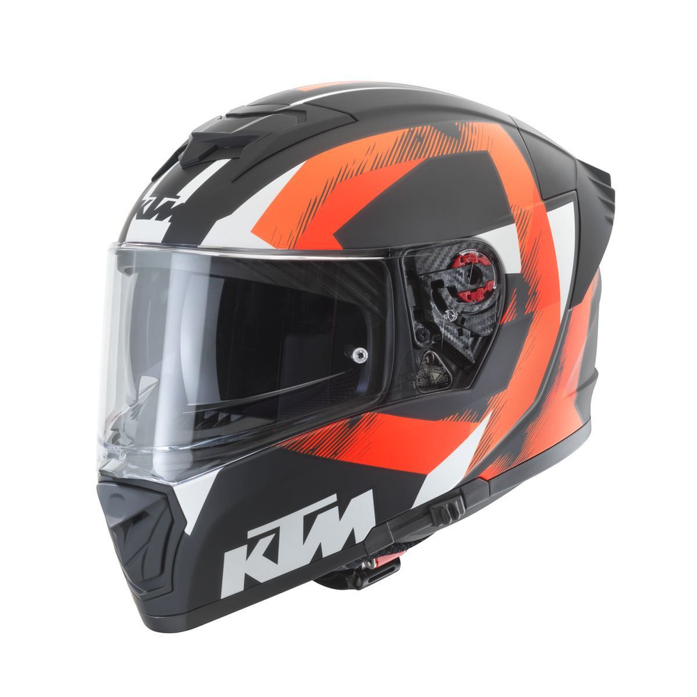 KTM Мотошлем, цвет: черный, оранжевый, размер: XXL #1