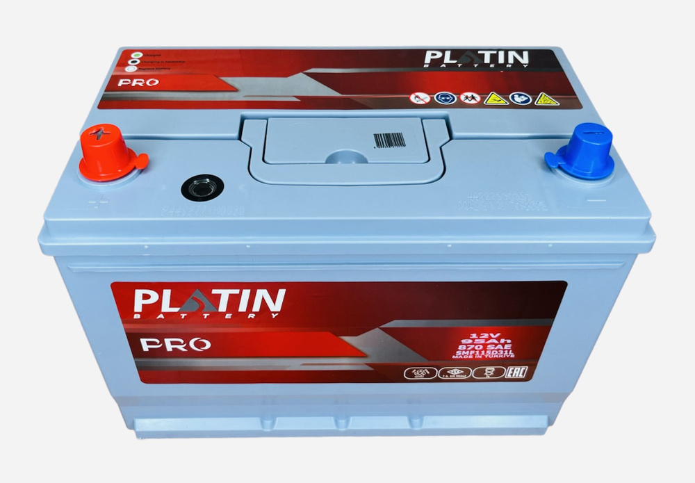Аккумулятор автомобильный Platin Pro Asia 95 Ач 830 A п.п. SMF 115D31R 306х173х225  #1