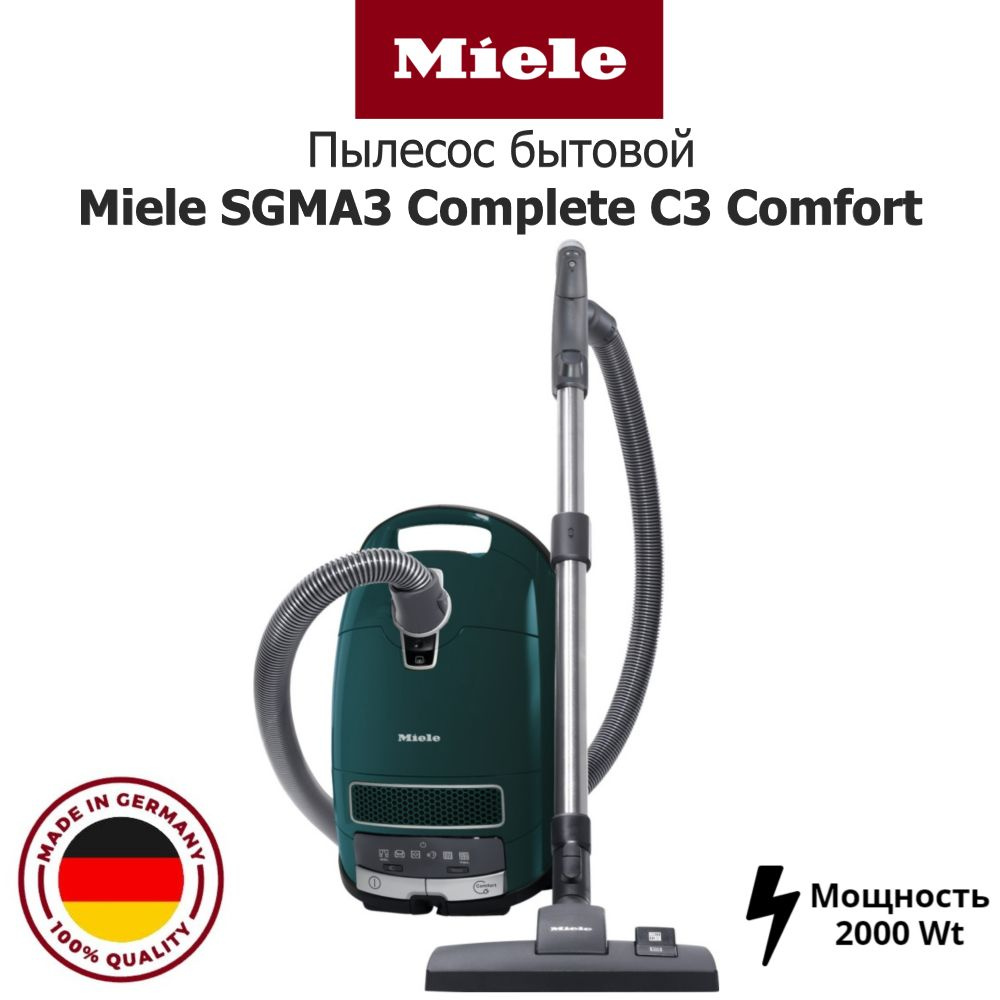 Бытовой пылесос Miele SGMA3 Complete C3 Comfort, петроль #1