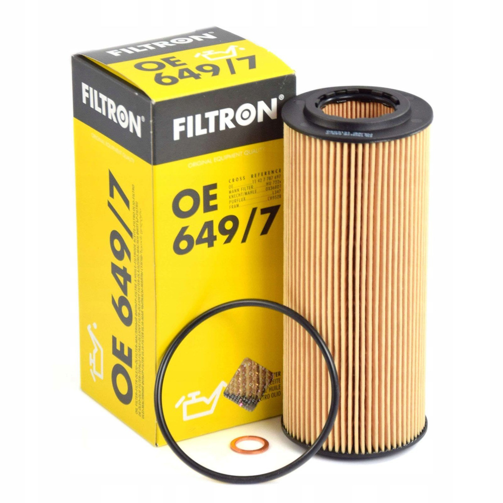 FILTRON Фильтр масляный арт. OE649/7, 1 шт. #1