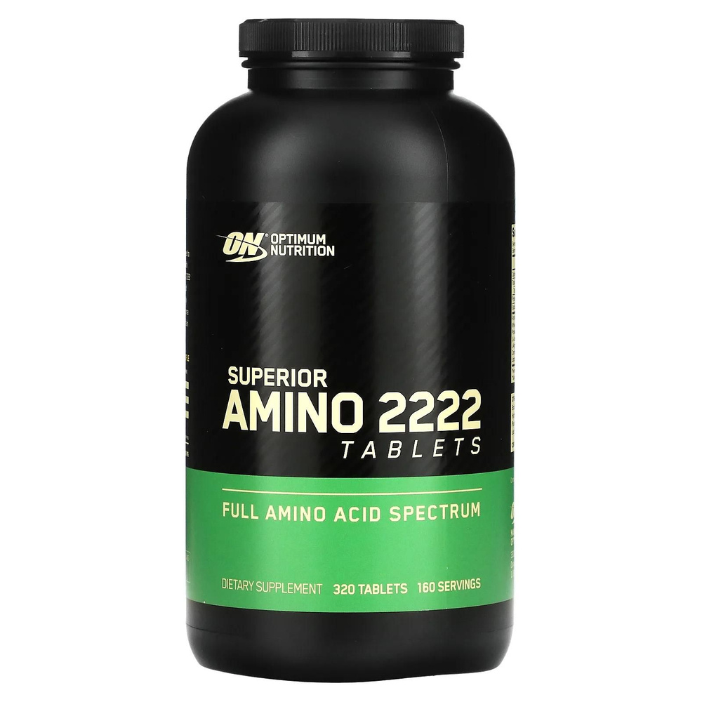 Аминокислоты Optimum Nutrition Super Amino 2222, 160 таб. #1