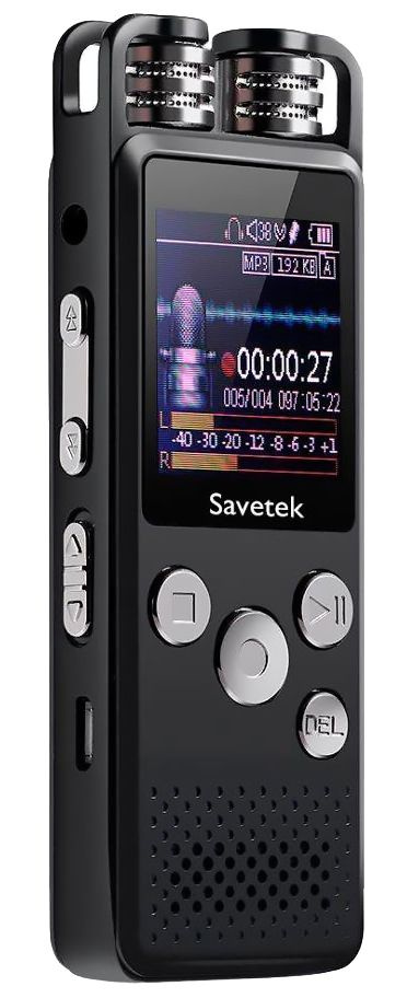 Профессиональный цифровой диктофон Savetek GS-R07 16GB #1