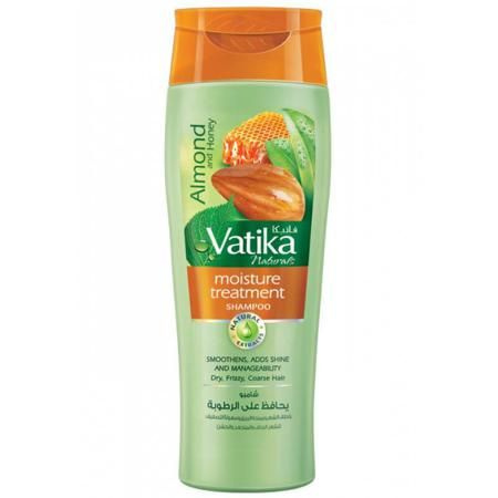 Vatika ALMOND AND HONEY Moisture Treatment Shampoo, Dabur (Ватика МИНДАЛЬ И МЕД Шампунь УВЛАЖНЯЮЩИЙ для #1