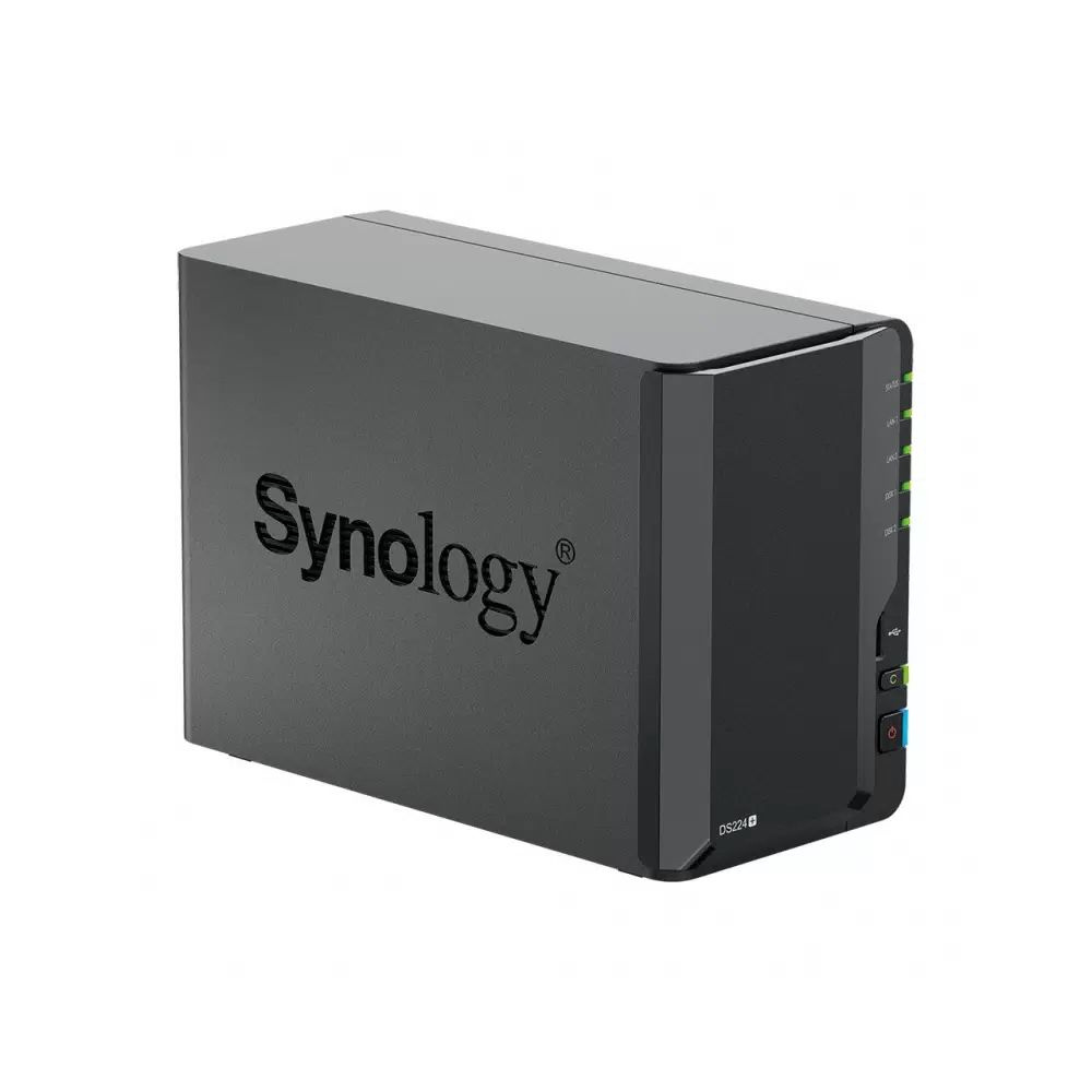 Synology Дисковый массив DS224+ Сетевое хранилище DC 2,0GhzCPU 2GB upto6 RAID0,1 up to 2HDDs SATA 3,5' #1