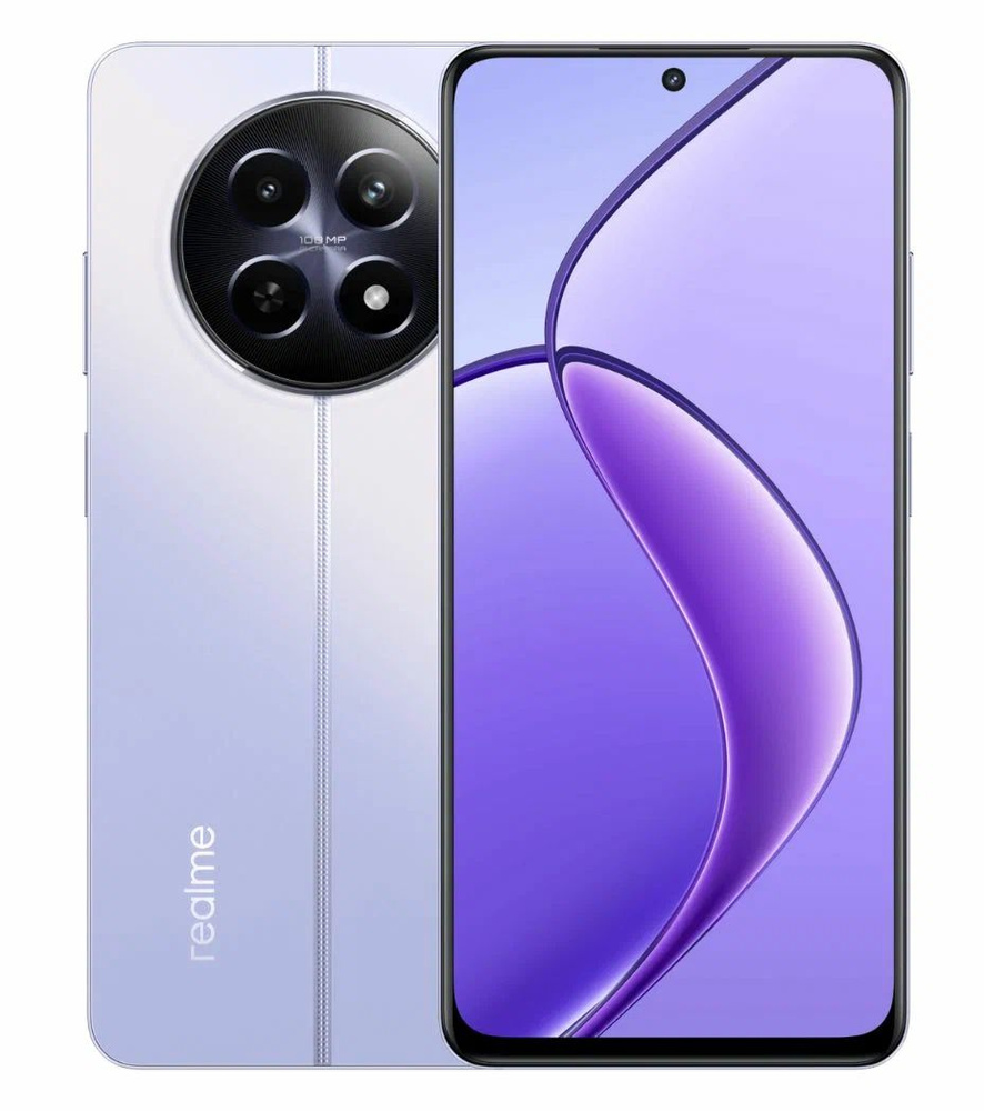 realme Смартфон 12 5G Ростест (EAC) 8/256 ГБ, фиолетовый #1