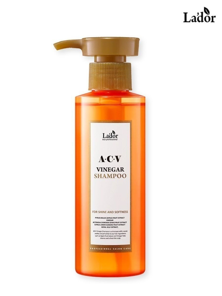 Lador Шампунь для волос с яблочным уксусом ACV Vinegar Shampoo, 150 мл.  #1