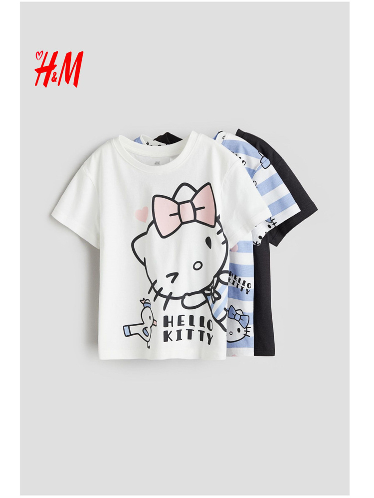 Комплект футболок H&M Hello Kitty #1