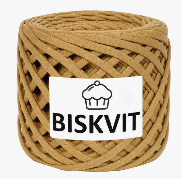 Трикотажная пряжа BISKVIT (Мед) 100%хлопок 1моток #1