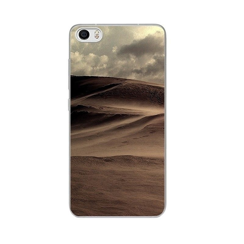 Накладка силиконовая для Xiaomi Redmi Note 4 Пейзаж "Пустыня" #1