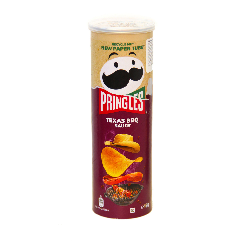 Чипсы Pringles Texas BBQ Sauce(соус барбекю) 165гр #1