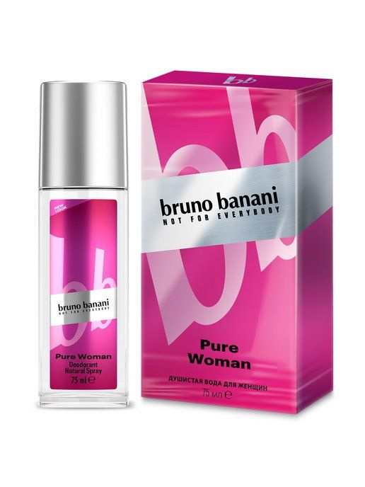 BRUNO BANANI Pure Woman Душистая вода для женщин not for everybody, 75 мл #1