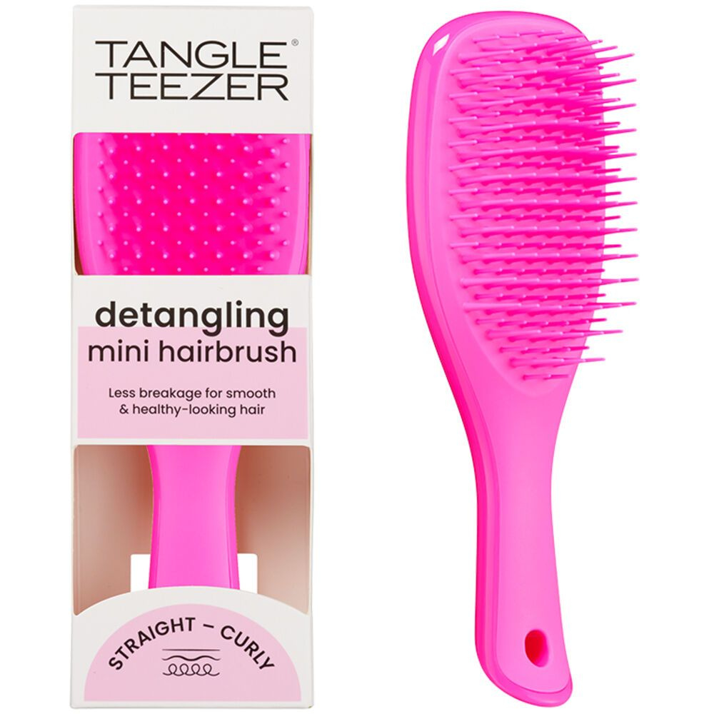 Tangle Teezer Расческа The Wet Detangler Mini Runway Pink. Товар уцененный #1