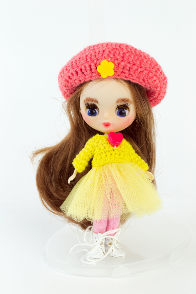 Очаровательная куколка Малышка Carolon 12 см / Коллекционная кукла для девочек / Куколка пупс  #1