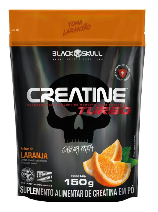 Black Skull, Refil Creatine Turbo, Креатин, 150 г #1