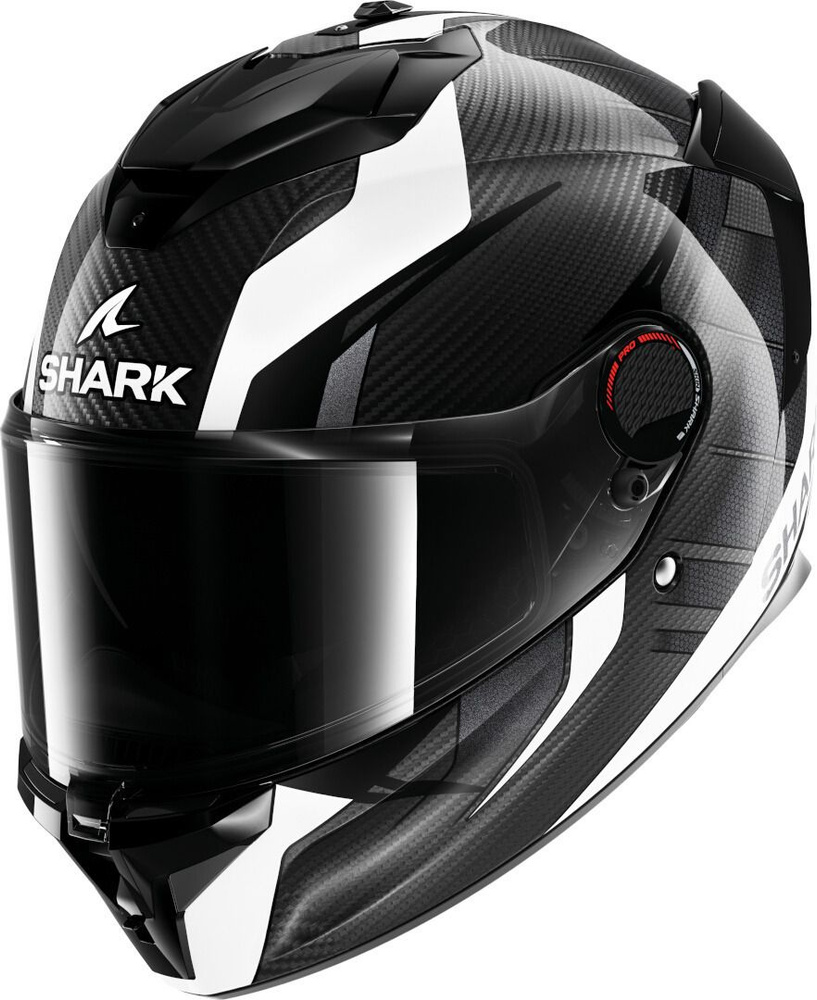 Мотошлем интеграл Shark SPARTAN GT PRO KULTRAM CARBON Black/White/Black, S #1