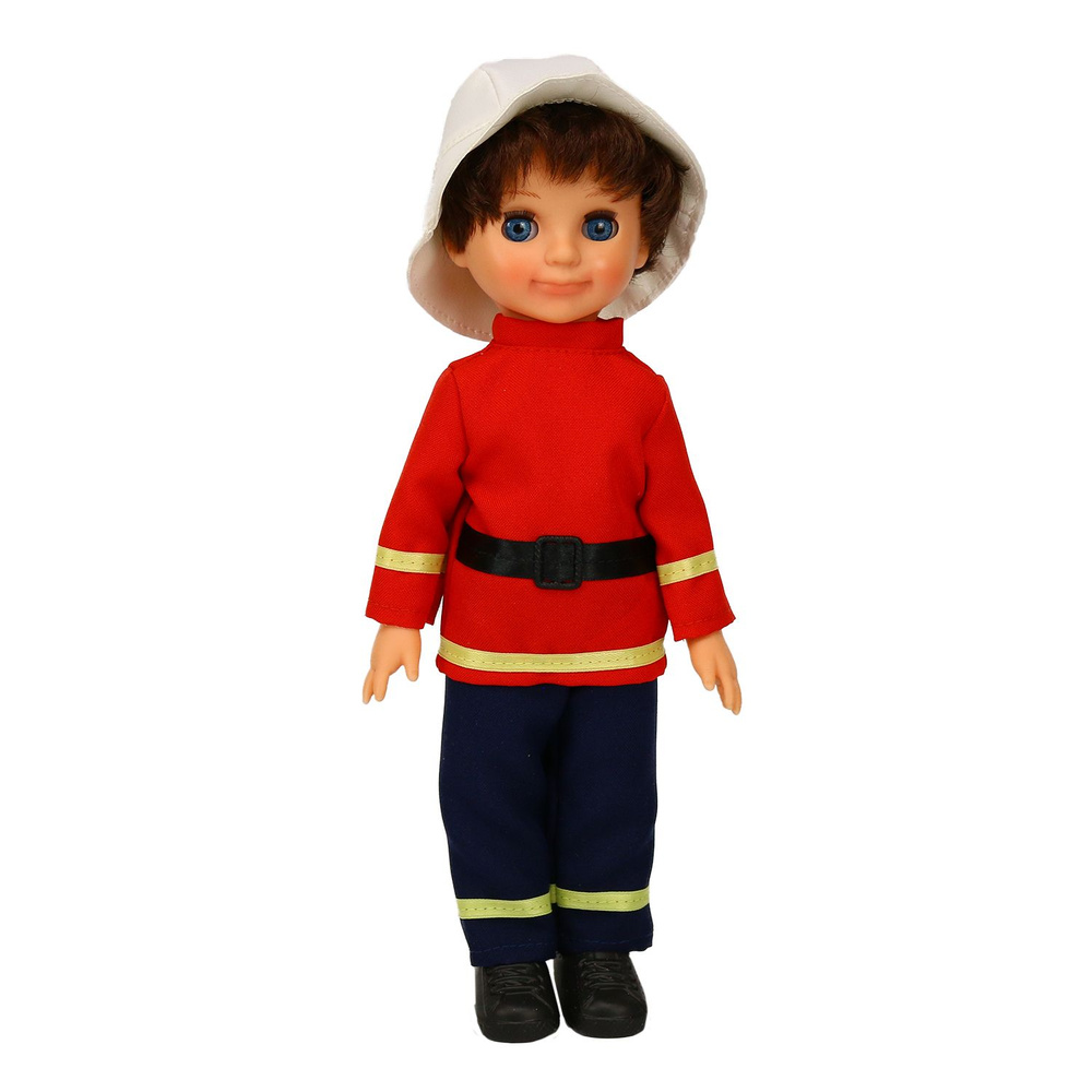 Кукла серии "Профи" мальчик в форме Пожарного, 30 см #1