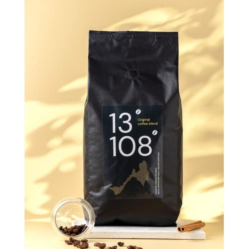 Кофе жареный в зернах 13/108 Original coffee blend, 1кг #1