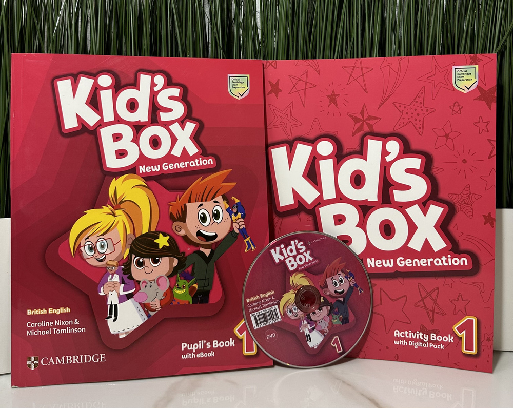 Kid's Box New Generation 1: Учебник ГЛЯНЕЦ+ Рабочая тетрадь ГЛЯНЕЦ (!!!) + Диск Nixon Caroline  #1